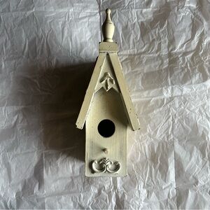 Cream Decorative Birdhouse